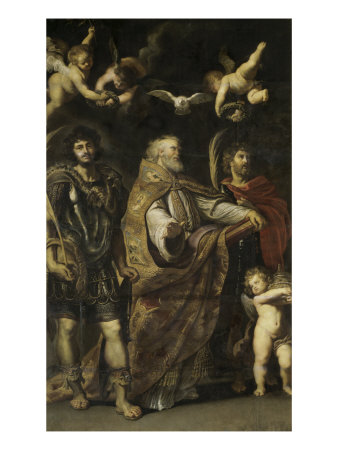 St. Gregorius, Mauro And Papiano by Peter Paul Rubens Pricing Limited Edition Print image