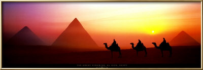 The Great Pyramids,El Giza Egypt by Shashin Koubou Pricing Limited Edition Print image