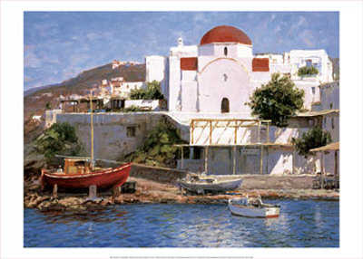 Mykonos I by George W. Bates Pricing Limited Edition Print image