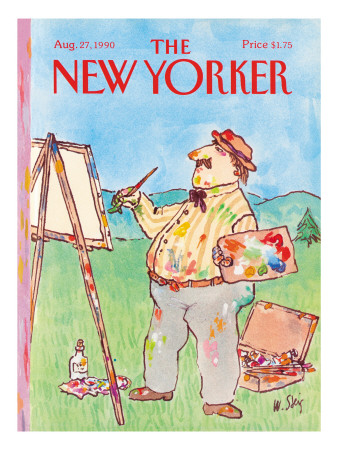 The New Yorker Cover - August 27, 1990 by William Steig Pricing Limited Edition Print image