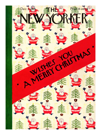 The New Yorker Cover - December 21, 1929 by Rea Irvin Pricing Limited Edition Print image