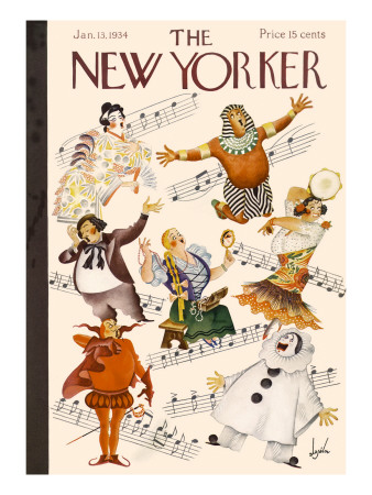 The New Yorker Cover - January 13, 1934 by Constantin Alajalov Pricing Limited Edition Print image