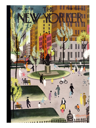 The New Yorker Cover - May 18, 1935 by Adolph K. Kronengold Pricing Limited Edition Print image