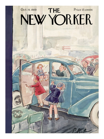 The New Yorker Cover - October 14, 1939 by Perry Barlow Pricing Limited Edition Print image