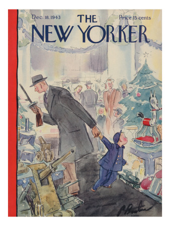 The New Yorker Cover - December 18, 1943 by Perry Barlow Pricing Limited Edition Print image