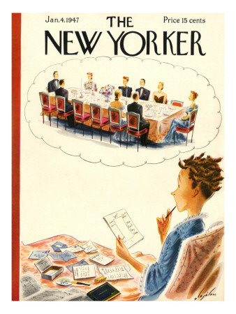 The New Yorker Cover - January 4, 1947 by Constantin Alajalov Pricing Limited Edition Print image