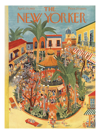 The New Yorker Cover - April 25, 1953 by Ilonka Karasz Pricing Limited Edition Print image