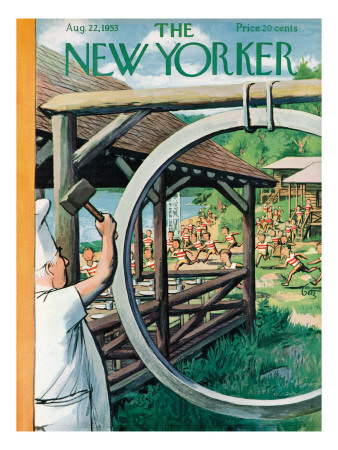 The New Yorker Cover - August 22, 1953 by Arthur Getz Pricing Limited Edition Print image