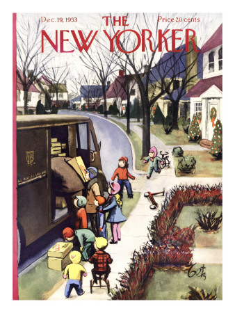 The New Yorker Cover - December 19, 1953 by Arthur Getz Pricing Limited Edition Print image