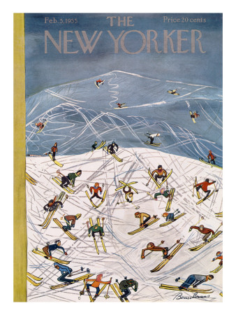 The New Yorker Cover - February 5, 1955 by Ludwig Bemelmans Pricing Limited Edition Print image