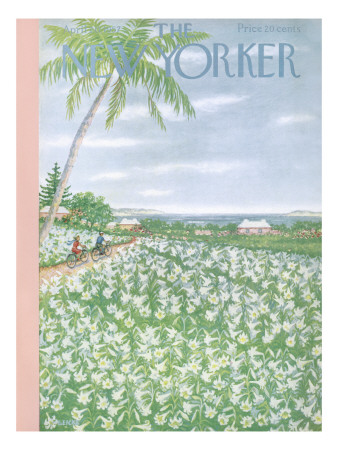 The New Yorker Cover - April 20, 1957 by Edna Eicke Pricing Limited Edition Print image