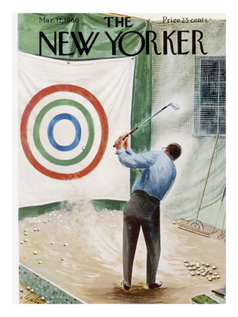 The New Yorker Cover - March 12, 1960 by Constantin Alajalov Pricing Limited Edition Print image