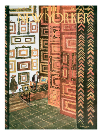 The New Yorker Cover - April 6, 1963 by Anatol Kovarsky Pricing Limited Edition Print image