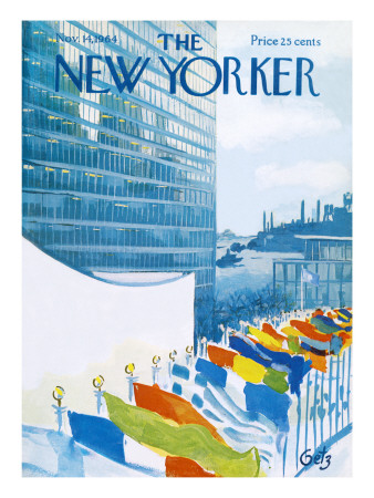 The New Yorker Cover - November 14, 1964 by Arthur Getz Pricing Limited Edition Print image