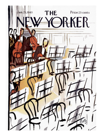 The New Yorker Cover - January 23, 1965 by Arthur Getz Pricing Limited Edition Print image