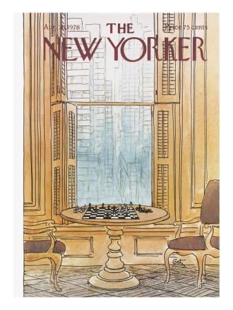 The New Yorker Cover - August 30, 1976 by Arthur Getz Pricing Limited Edition Print image
