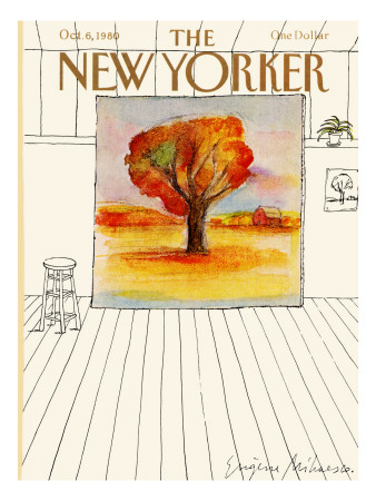 The New Yorker Cover - October 6, 1980 by Eugene Mihaesco Pricing Limited Edition Print image