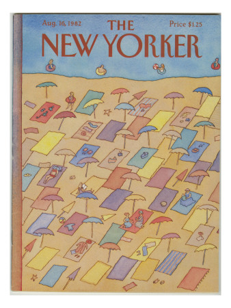 The New Yorker Cover - August 16, 1982 by Lonni Sue Johnson Pricing Limited Edition Print image