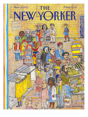 The New Yorker Cover - November 9, 1992 by Mark Alan Stamaty Pricing Limited Edition Print image