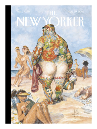 The New Yorker Cover - August 29, 2005 by Peter De Seve Pricing Limited Edition Print image