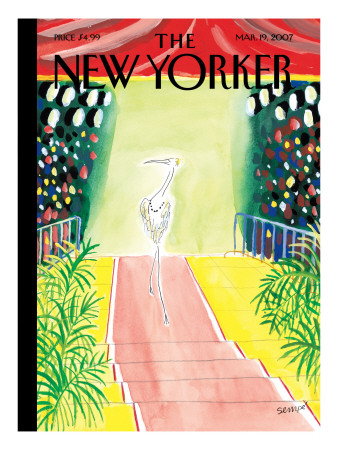 The New Yorker Cover - March 19, 2007 by Jean-Jacques Sempé Pricing Limited Edition Print image