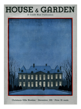 House & Garden Cover - December 1931 by Andre E. Marty Pricing Limited Edition Print image