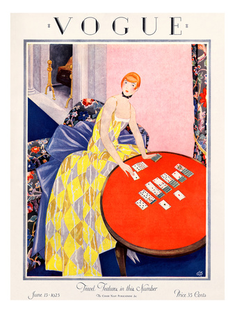 Vogue Cover - June 1925 by George Wolfe Plank Pricing Limited Edition Print image
