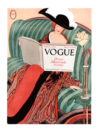 Vogue Cover - March 1912 by George Wolfe Plank Pricing Limited Edition Print image
