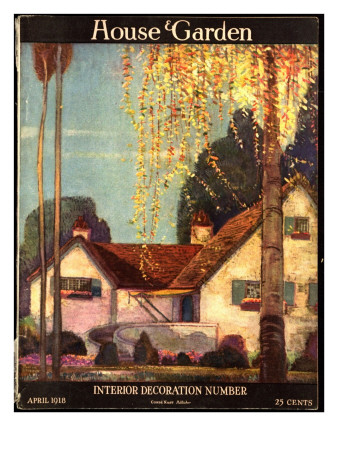 House & Garden Cover - April 1918 by Porter Woodruff Pricing Limited Edition Print image