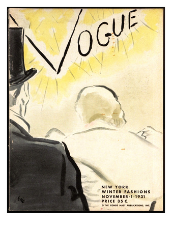 Vogue Cover - November 1931 by Carl Eric Erickson Pricing Limited Edition Print image