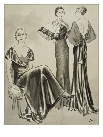 Vogue - August 1933 by Creelman Pricing Limited Edition Print image