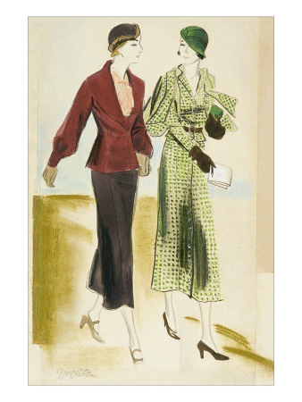 Vogue - November 1931 by R.S. Grafstrom Pricing Limited Edition Print image