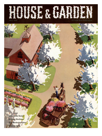 House & Garden Cover - May 1936 by John Gibbs Pricing Limited Edition Print image