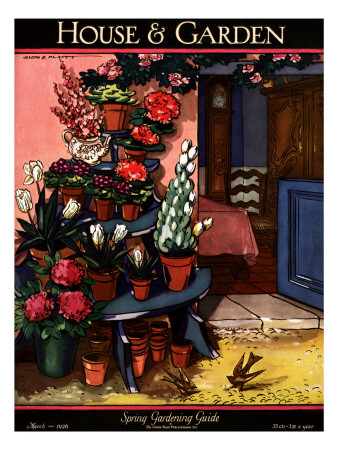House & Garden Cover - March 1926 by Joseph B. Platt Pricing Limited Edition Print image