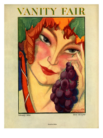 Vanity Fair Cover - February 1922 by Montagnac Pricing Limited Edition Print image