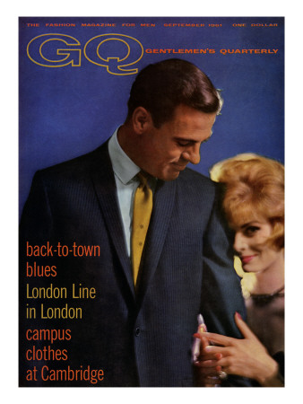 Gq Cover - September 1961 by Richard Waite Pricing Limited Edition Print image