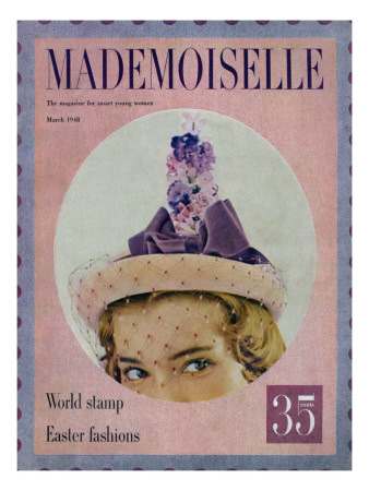 Mademoiselle Cover - March 1948 by Mark Shaw Pricing Limited Edition Print image