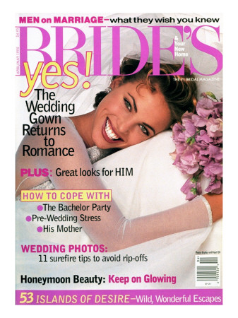 Brides Cover - April 1995 by Walter Chin Pricing Limited Edition Print image