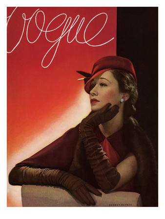 Vogue Cover - August 1933 by George Hoyningen-Huene Pricing Limited Edition Print image