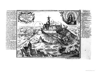 The Monastery Of Jasna Gora, Czestochowa, Under Siege By Swedish Forces In 1655 by Gabriel Bodenehr Pricing Limited Edition Print image