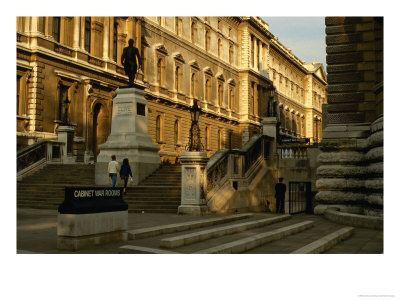 Exterior Of Cabinet War Rooms, London, United Kingdom by Dennis Johnson Pricing Limited Edition Print image