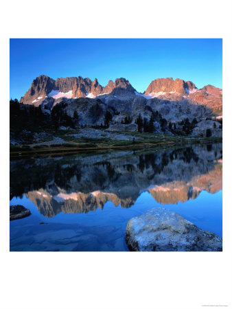 Sierra Nevada Mountains Reflected In Still Lake Waters, Ansel Adams Wilderness Area, Usa by Wes Walker Pricing Limited Edition Print image