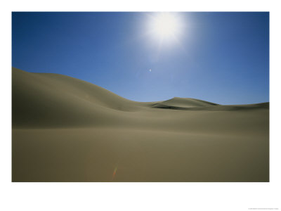The Sun Shines Over The Endless Dunes Of The Ash Samat by Stephen Alvarez Pricing Limited Edition Print image
