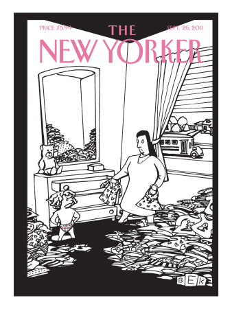 New Yorker Cover - September 26, 2011 by Bruce Eric Kaplan Pricing Limited Edition Print image
