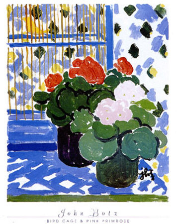 Bird Cage And Pink by John Botz Pricing Limited Edition Print image