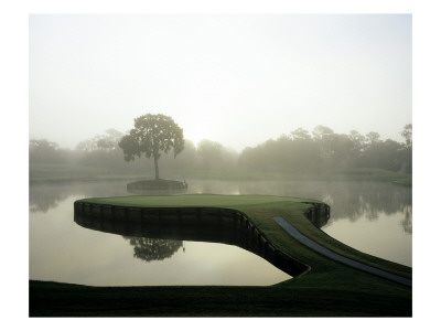 Tpc Sawgrass The Stadium Course, Hole 17, Sunset by Stephen Szurlej Pricing Limited Edition Print image