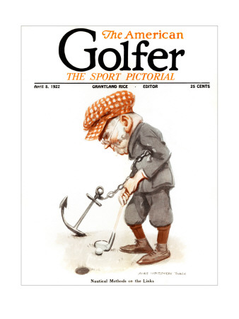 The American Golfer April 8, 1922 by James Montgomery Flagg Pricing Limited Edition Print image