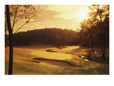 Old Overton Golf Club, Hole 17 by Stephen Szurlej Pricing Limited Edition Print image