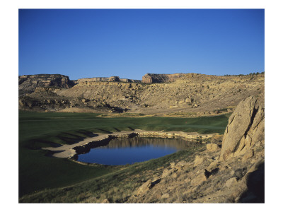 Golf Club At Redlands Mesa,  Hole 13 by Stephen Szurlej Pricing Limited Edition Print image
