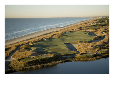 Kiawah Island Resort, Ocean Course, Aerial by Stephen Szurlej Pricing Limited Edition Print image